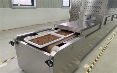 隧道式黃粉蟲 面包蟲微波烘干殺菌一體機